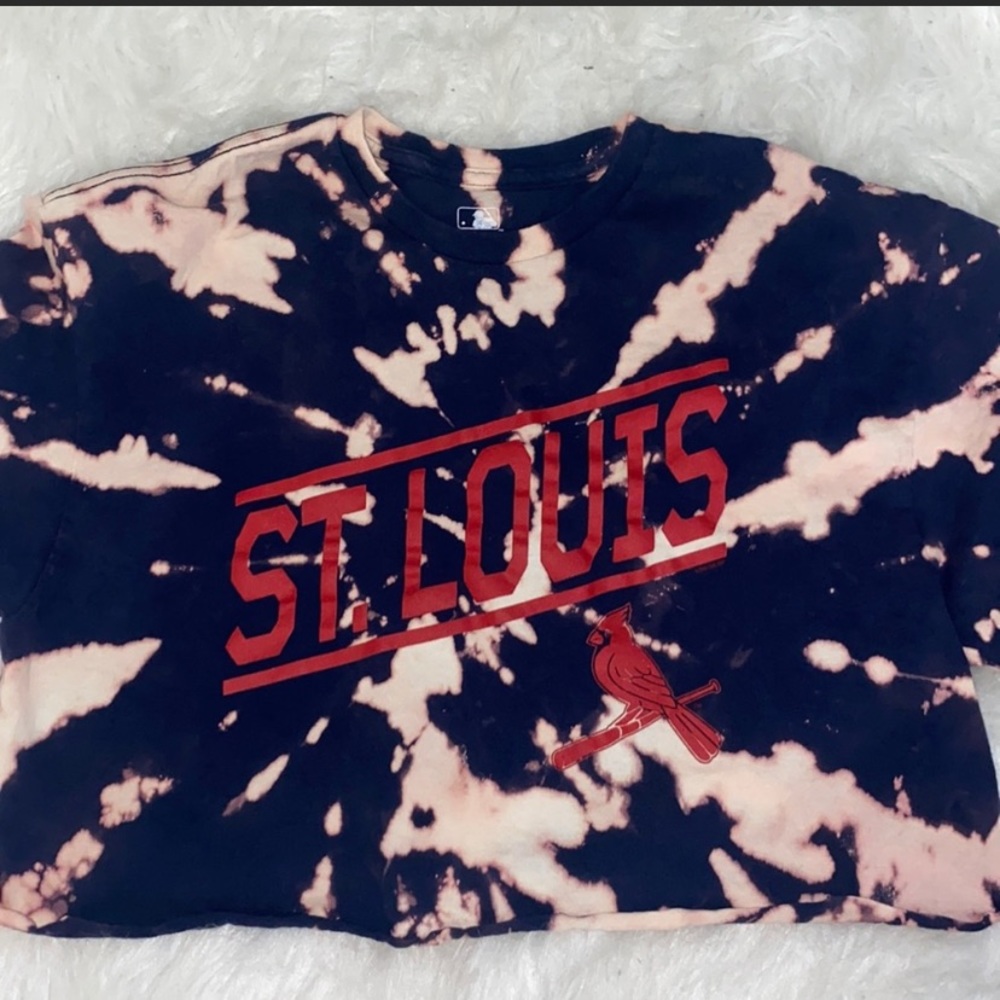 ST LOUIS cardinal crop top